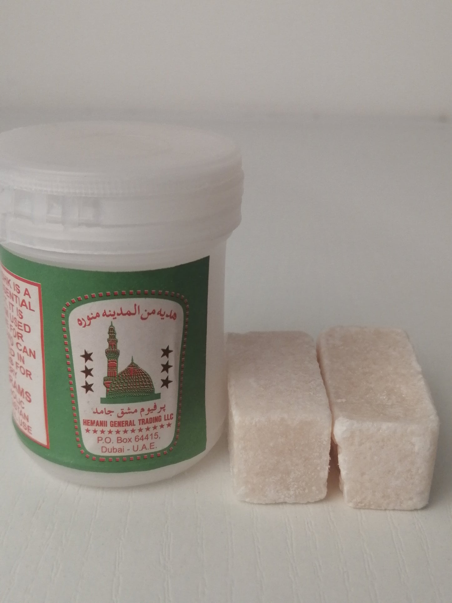 Parfum solide au musc blanc