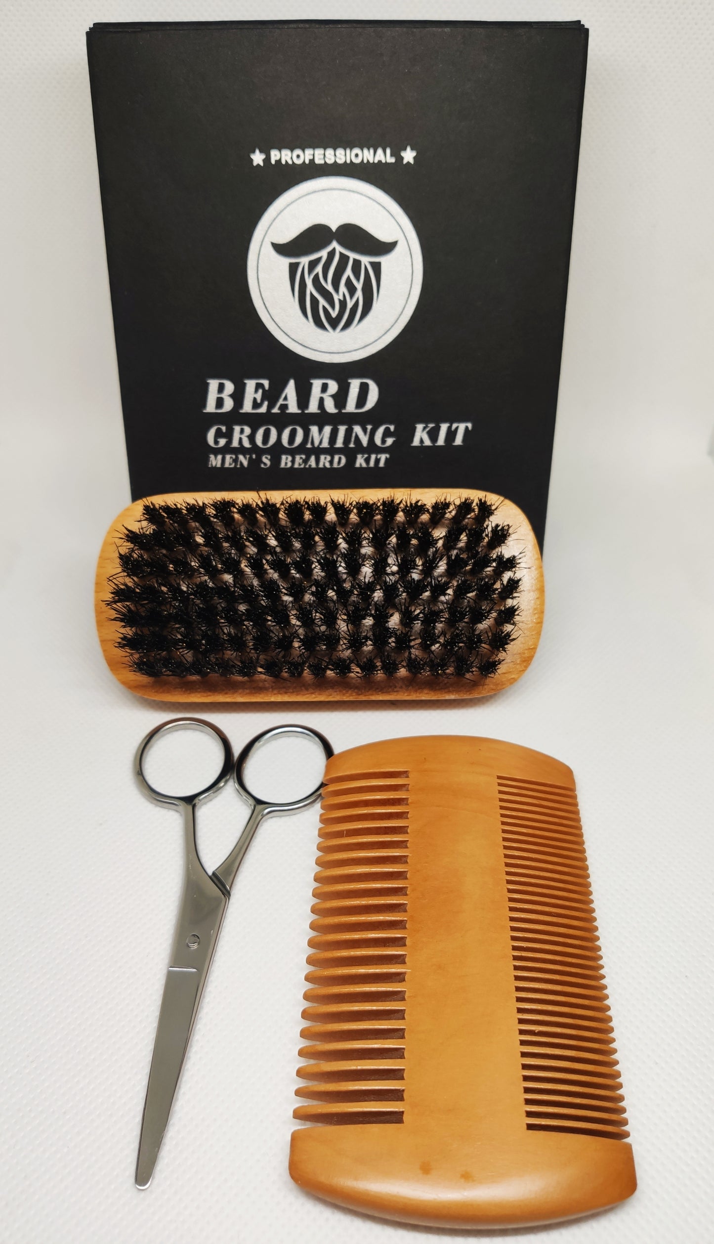 Coffret complet pour barbe : huile de ricin