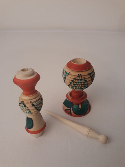 Trousse de maquillage marocain: 3 khôls, flacon khôl et Aker fassi - bioriental