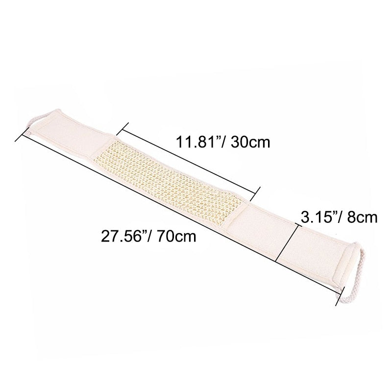 Lanière bain gommage sisal-loofah (luffa) - 70 cm