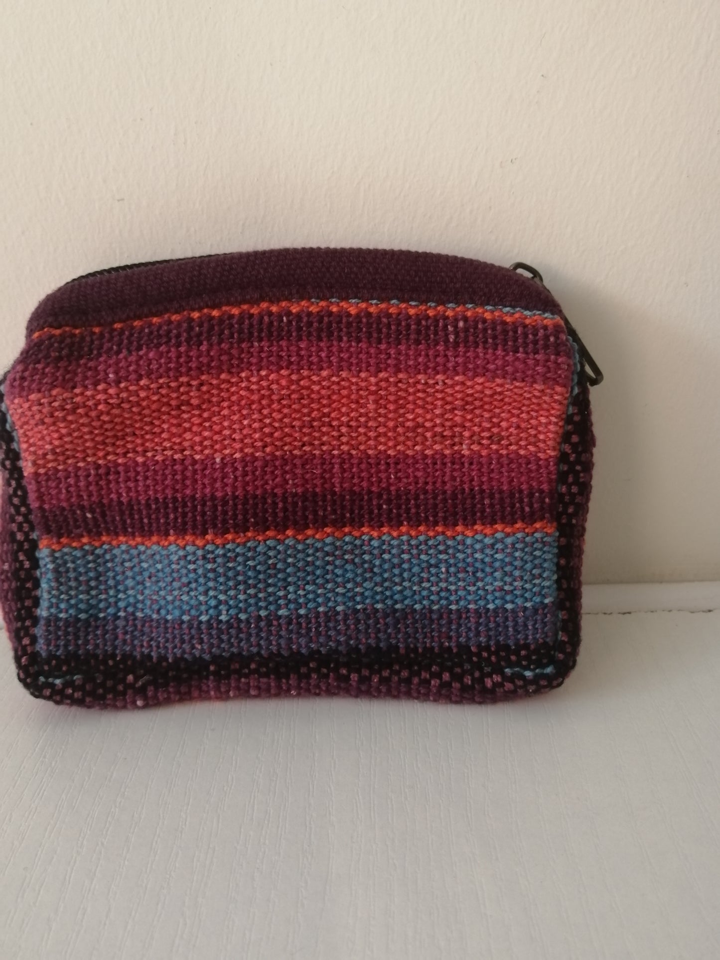 Pochette en coton zippée -issue d'une coopérative
