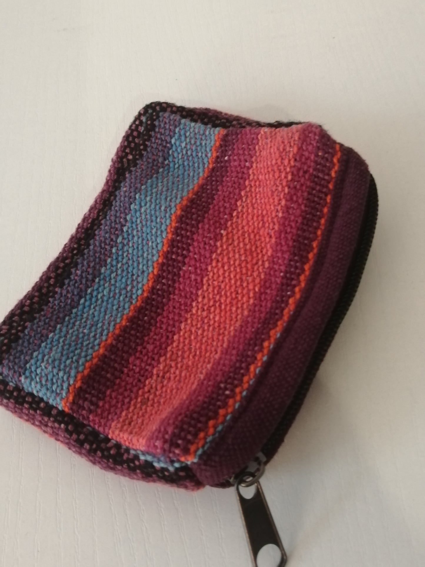 Pochette en coton zippée -issue d'une coopérative
