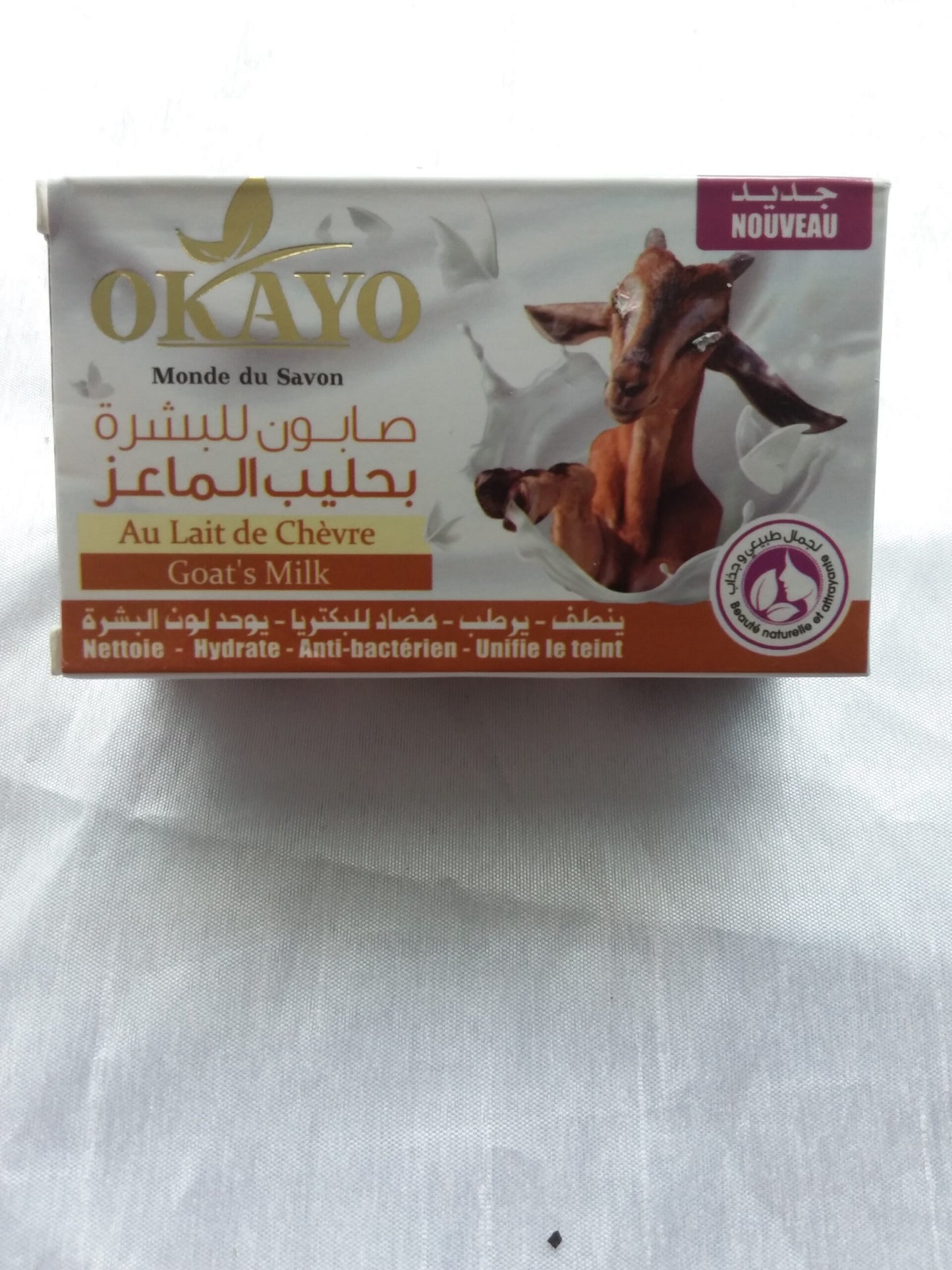 Savon au lait de chèvre visage & corps